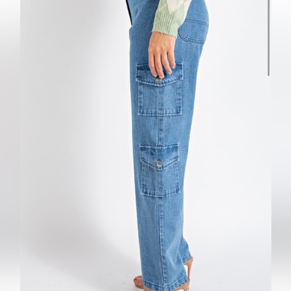 Denim cargo pants - Picture 7 of 9